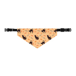 Cat Halloween Bandana Collar