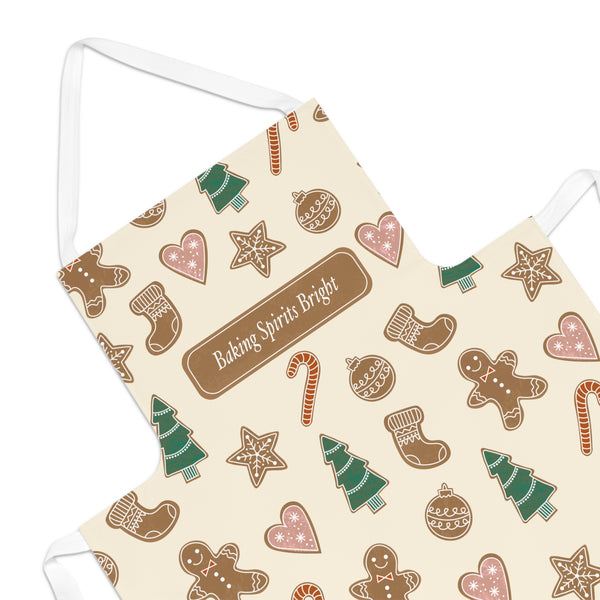 Baking Spirits Bright Apron (Tan)