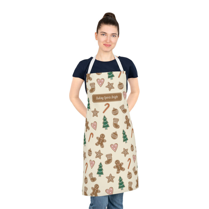 Baking Spirits Bright Apron (Tan)