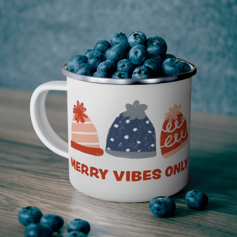 Merry Vibes Only Camping Mug