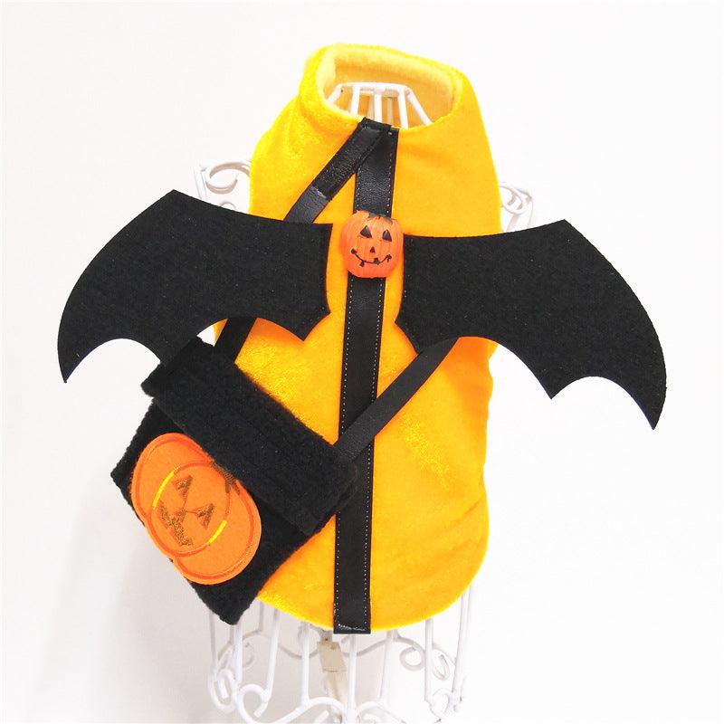 Spooky Snack Pack Halloween Demon Pet Costume by Dog Hugs Cat