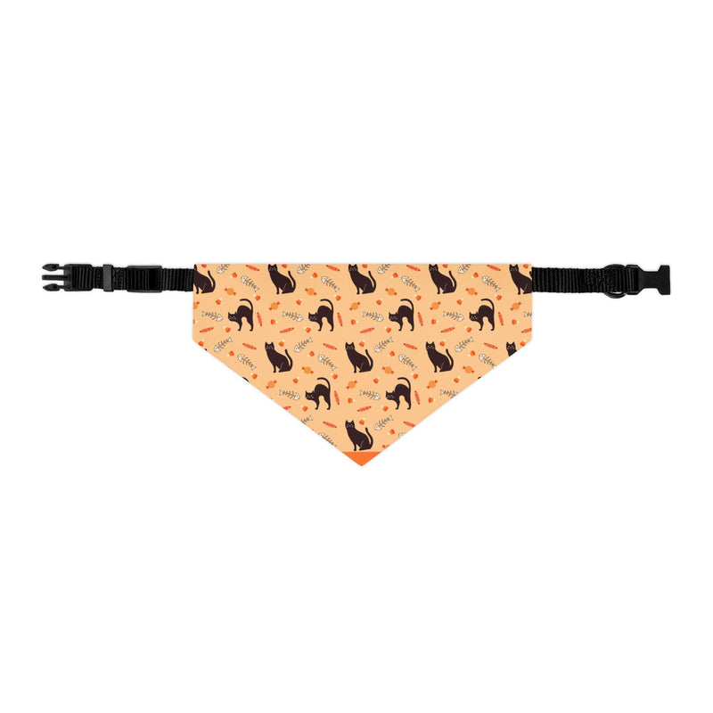 Cat Halloween Bandana Collar