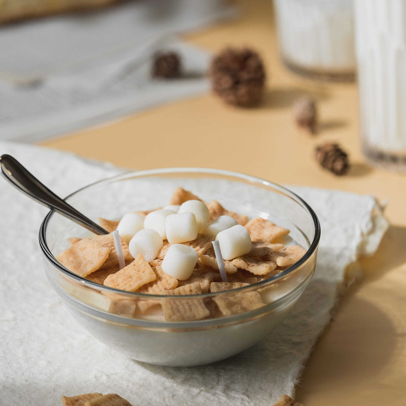 Cinnamon Toast Crunch Cereal Candle Bowl