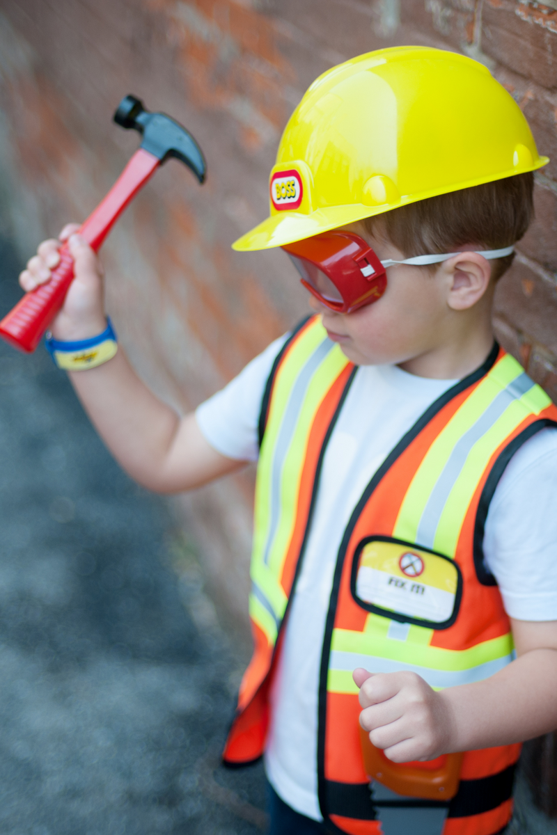 Construction Worker with Accessories by Great Pretenders