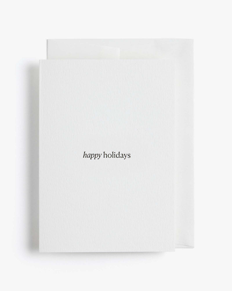 Happy Holidays Occasion Cards - Happy Holidays by Intelligent Change