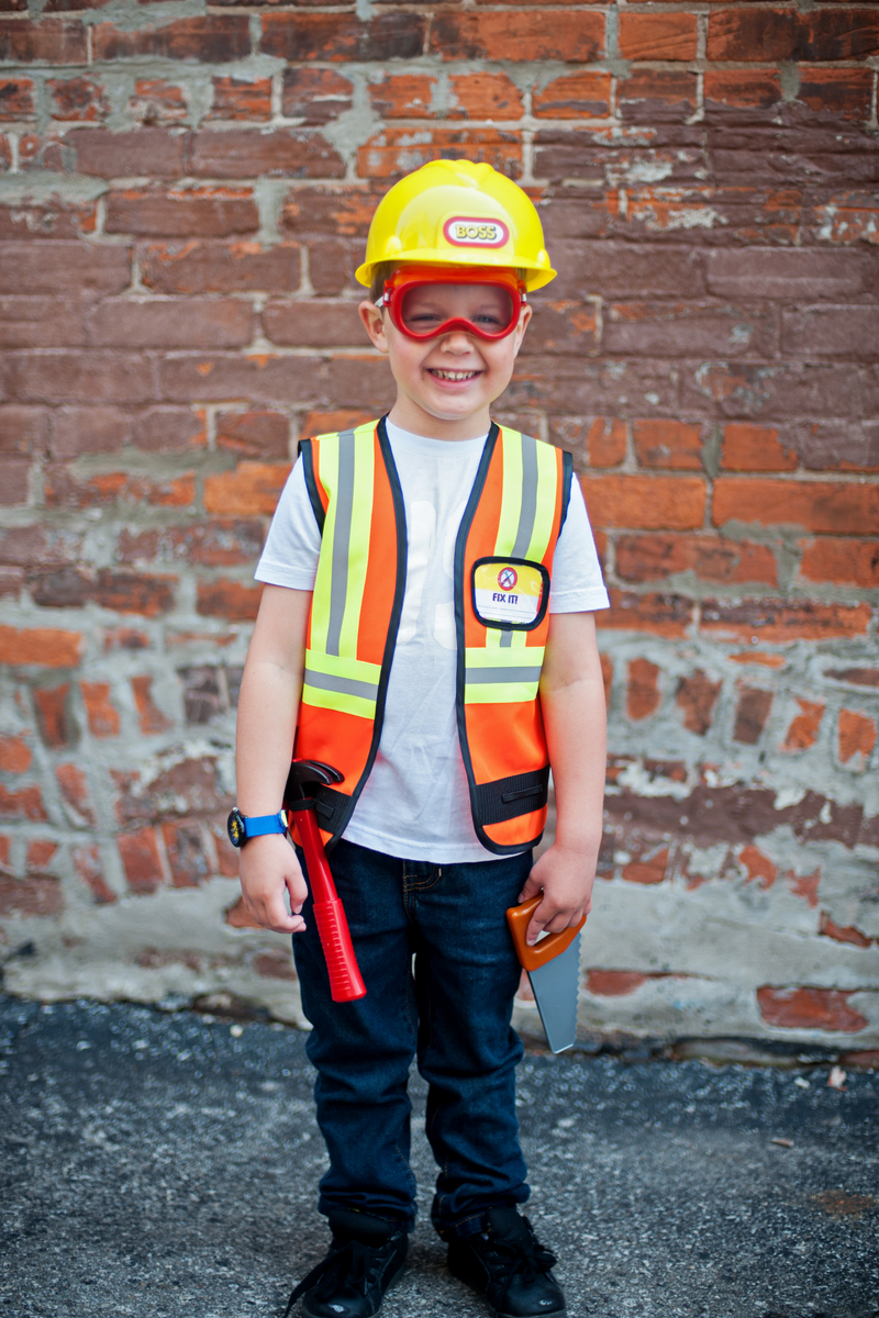 Construction Worker with Accessories by Great Pretenders