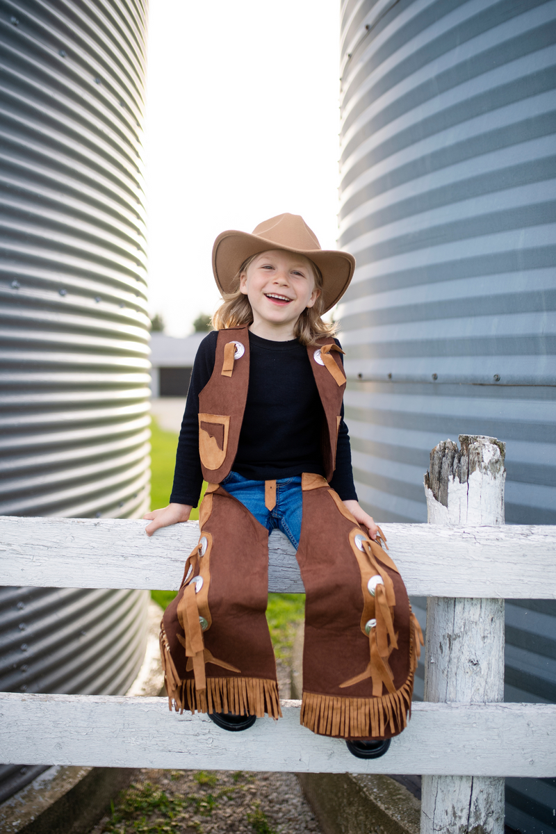 Cowboy Vest and Chaps by Great Pretenders