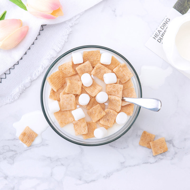 Cinnamon Toast Crunch Cereal Candle Bowl