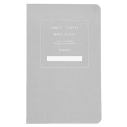 5x8" - Notebook - Soft Cover - Light Grey