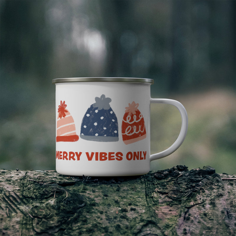 Merry Vibes Only Camping Mug