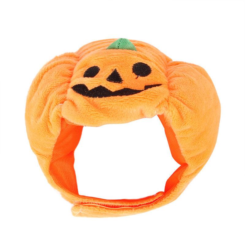 Funny Pumpkin Pet Hat - Cute Halloween Costume For Pets by Dog Hugs Cat