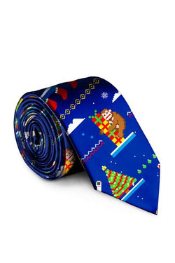 The 8-Bit | Ugly Christmas Tie by Shinesty