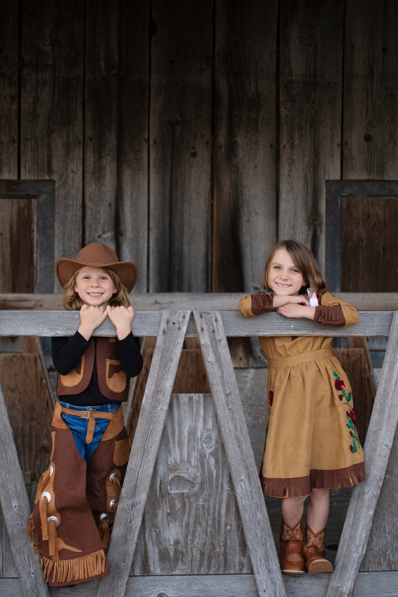 Cowboy Vest and Chaps by Great Pretenders