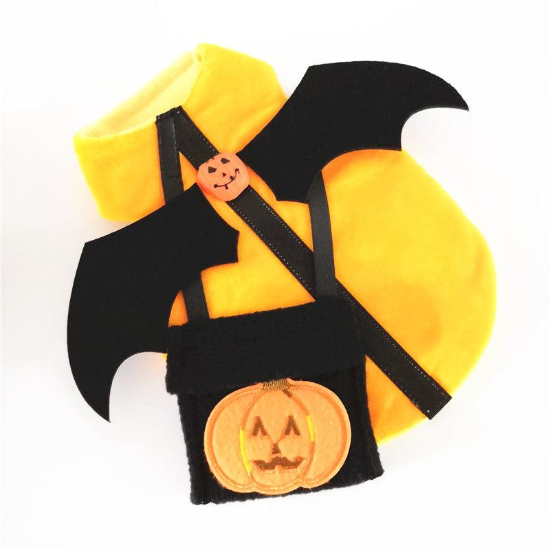 Spooky Snack Pack Halloween Demon Pet Costume by Dog Hugs Cat