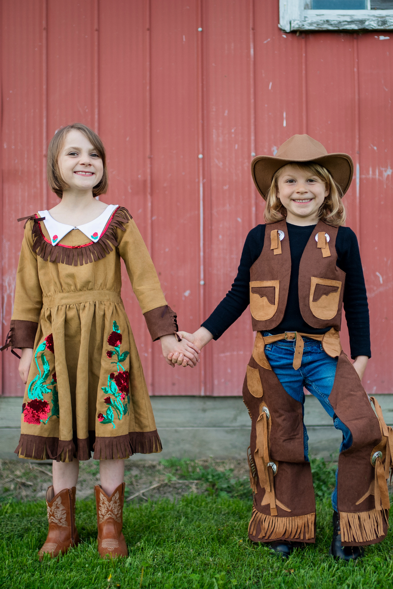 Cowboy Vest and Chaps by Great Pretenders