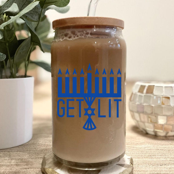 Get Lit Funny Hanukkah Self Care Gift Box by Salt and Sparkle