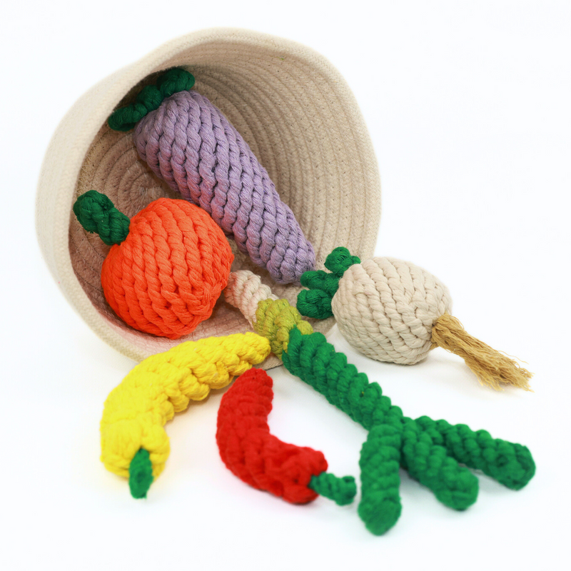 MarketVeg Rope Toys by Knotty Pawz