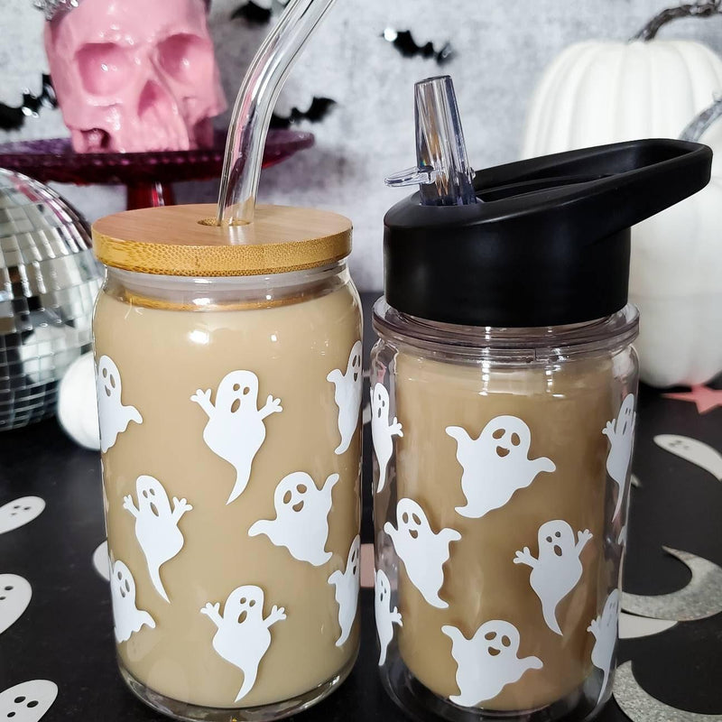 Mommy and Me Matching Halloween Ghost Cups by Salt and Sparkle