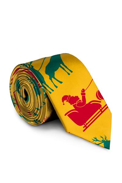 The Mustard Sleighs | Christmas Tie by Shinesty