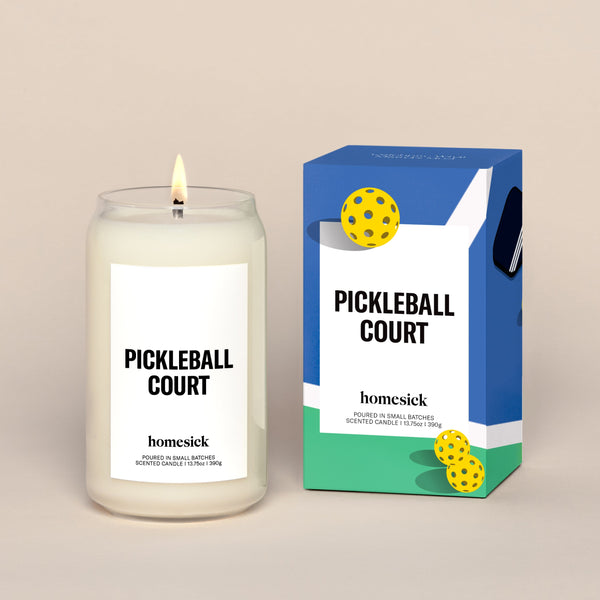 Pickleball Court Candle