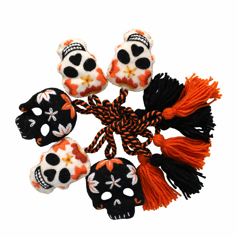 Skull Halloween Garland by Melange Collection