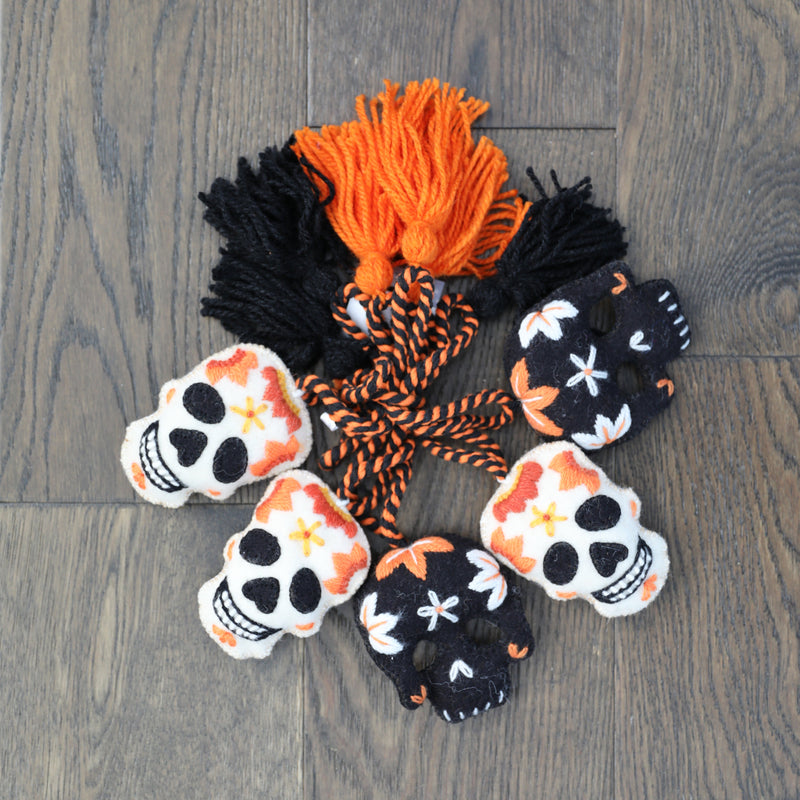 Skull Halloween Garland by Melange Collection