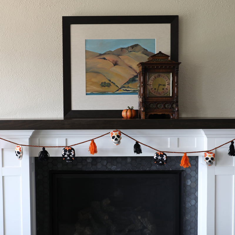 Skull Halloween Garland by Melange Collection