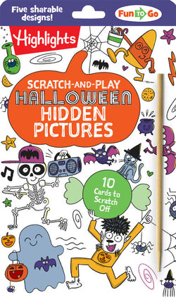 Scratch-And-Play Halloween Hidden Pictures - Paperback by Books by splitShops