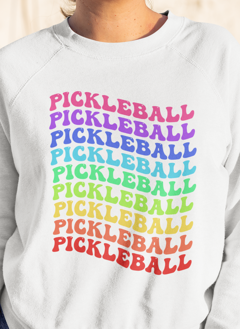 Pickleball Rainbow by  Pink Pickle