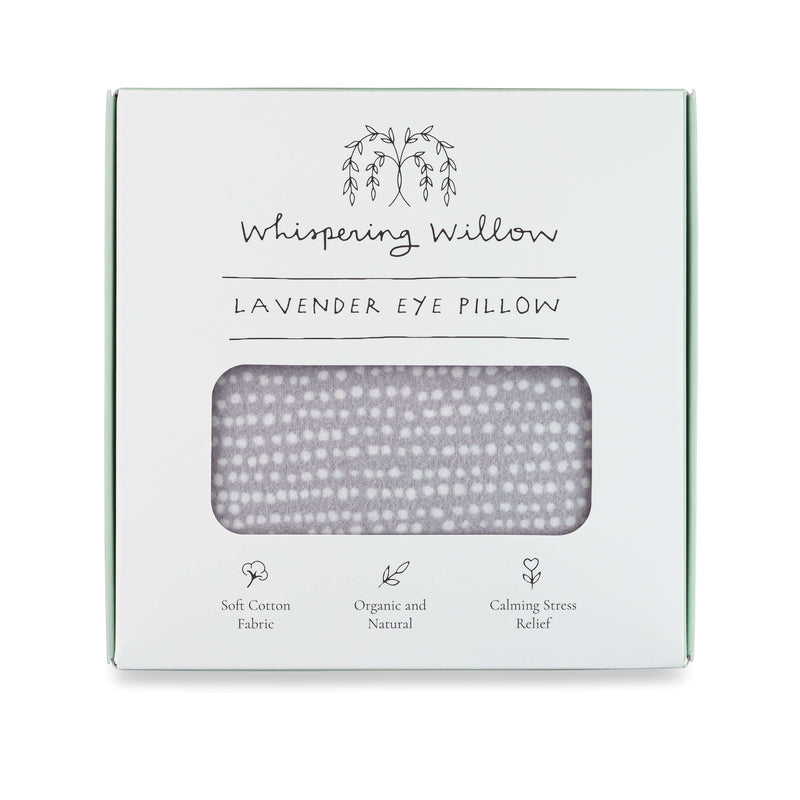 Tranquil Gray Lavender Eye Pillow