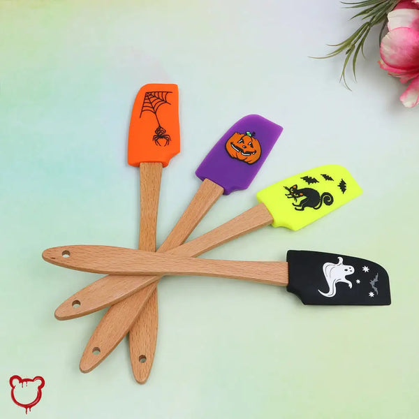 "Halloween Kitchen Spatula Set" by The Cursed Closet