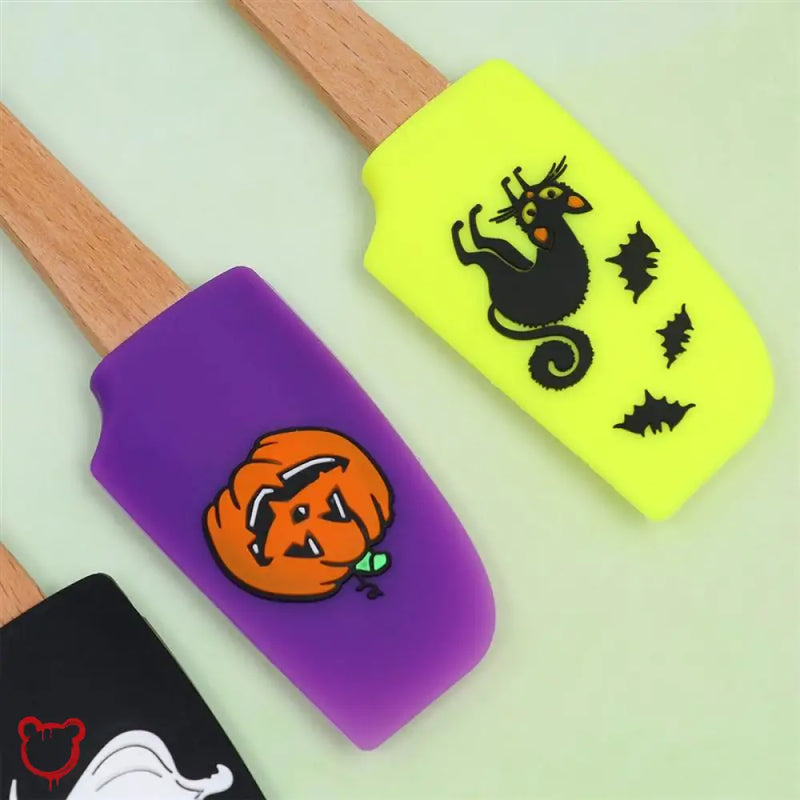 "Halloween Kitchen Spatula Set" by The Cursed Closet