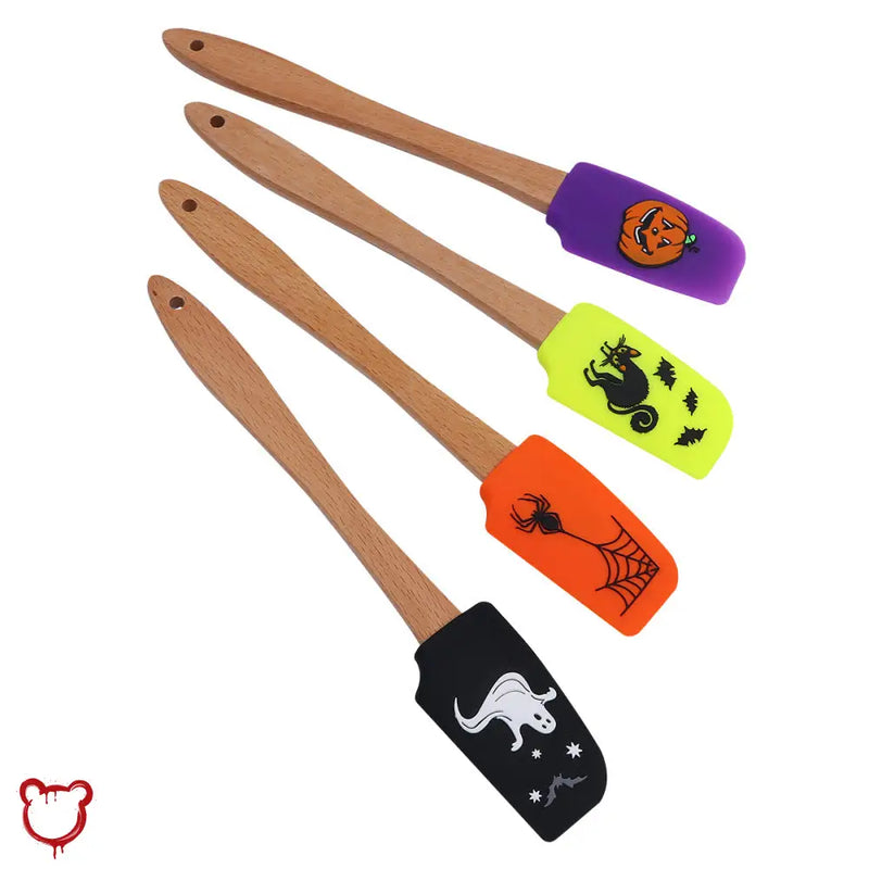 "Halloween Kitchen Spatula Set" by The Cursed Closet