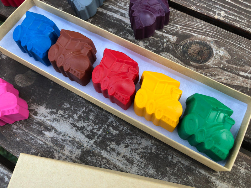 Train Crayons - Kids Gifts Under 10 - Train Party Favors - Gifts For Kids - Kids Party Favors - Train Birthday Party - Unique Kids Gifts by KagesKrayons LLC