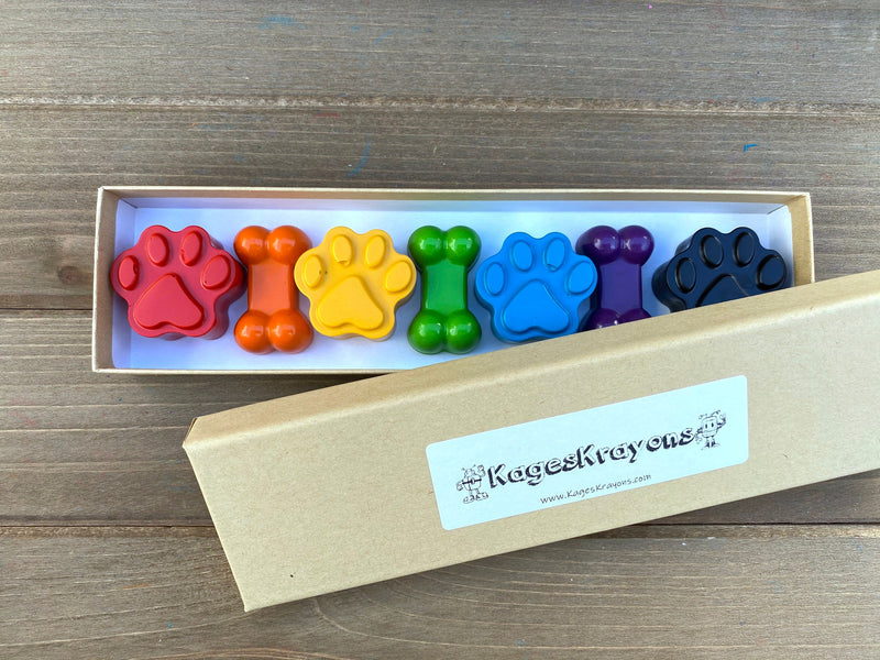 Puppy Dog Crayons - Puppy Party Favors - Kids Gifts - Stocking Stuffers - Kids Birthday Gifts - Easter Basket Stuffers - Kids Party Favors by KagesKrayons LLC