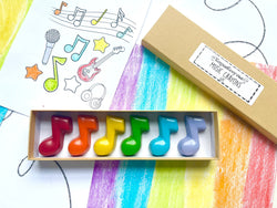 Music Crayons - Music Party Favors - Kids Gifts - Kids Stocking Stuffers - Kids Birthday Gifts - Easter Basket Stuffers - Kids Party Favors by KagesKrayons LLC