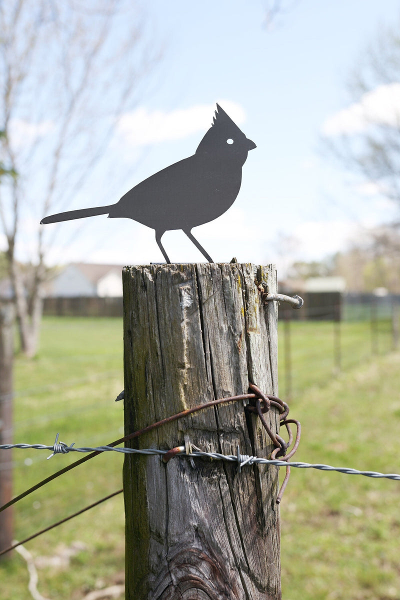 Metal Bird Statue - Cardinal Statue by Jubilee Trading Company