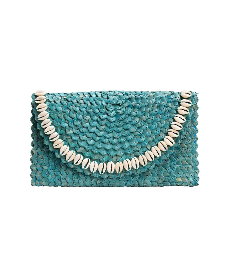 Pandegelang Raffia Seashell Clutch by FutureBrandsGroup