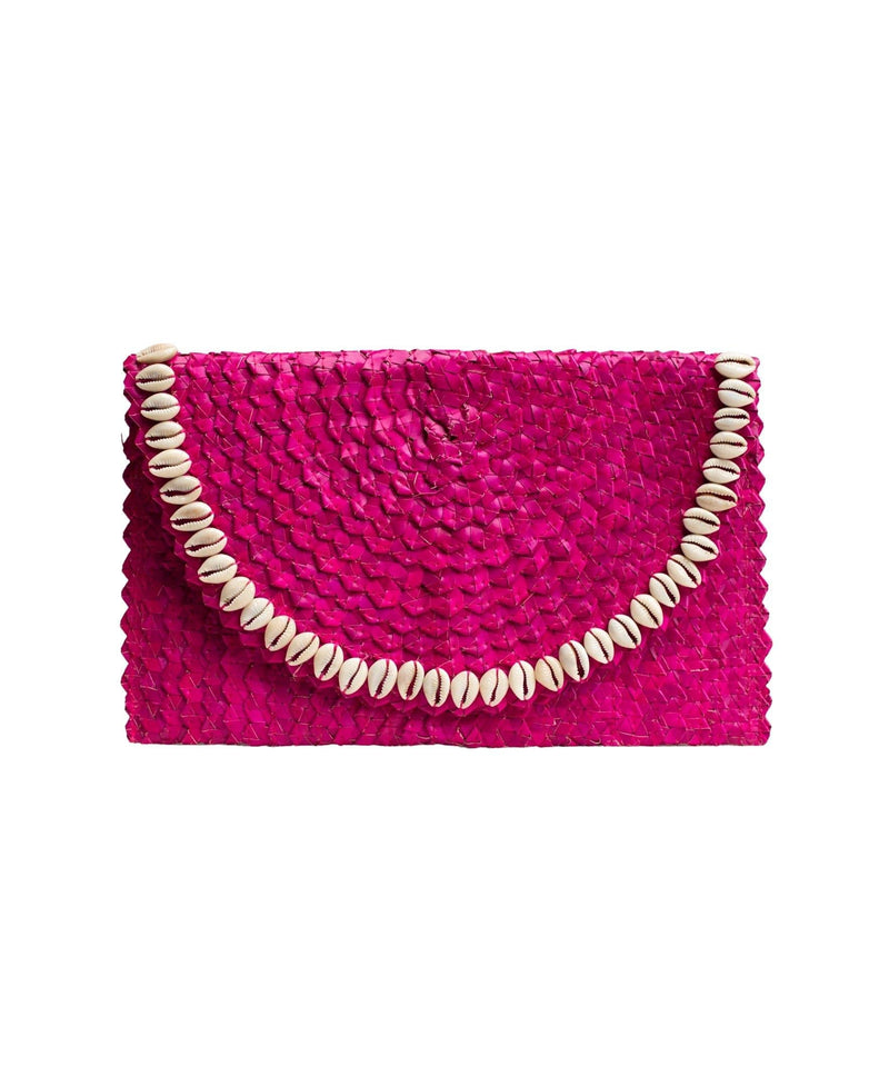 Pandegelang Raffia Seashell Clutch by FutureBrandsGroup