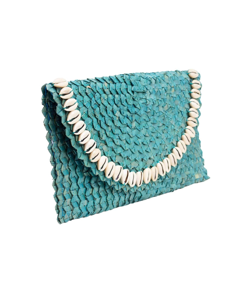 Pandegelang Raffia Seashell Clutch by FutureBrandsGroup