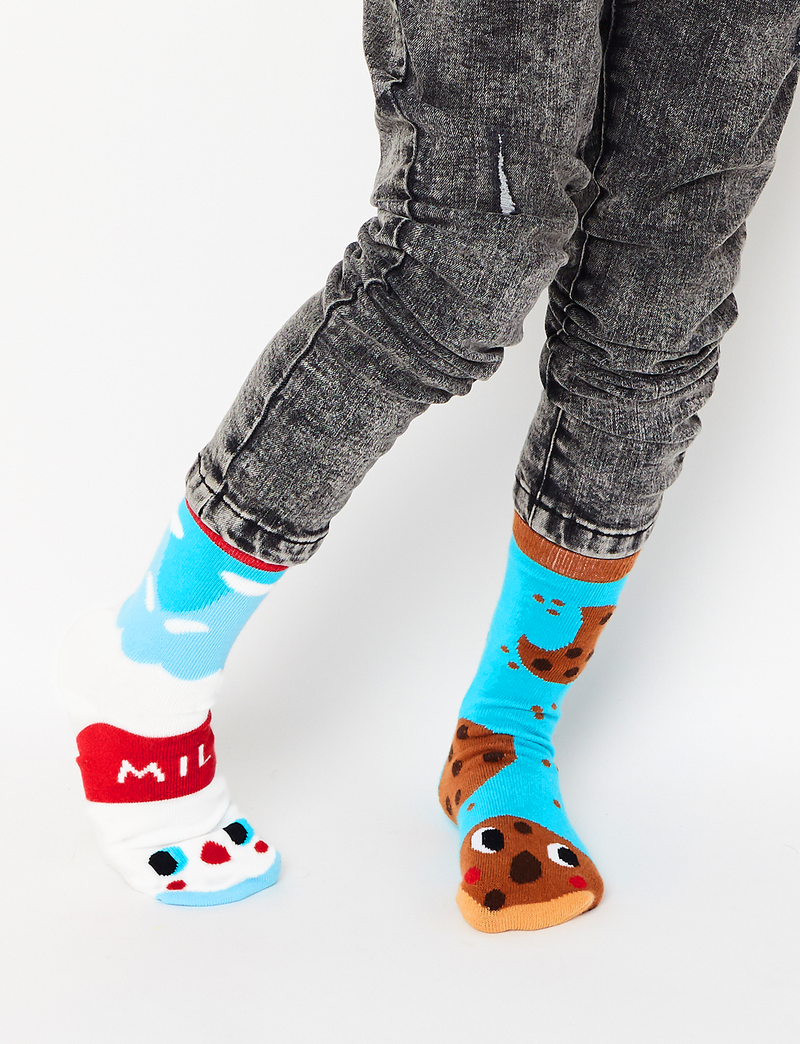 ADULT MILK & COOKIES SOCKS by Pals Socks