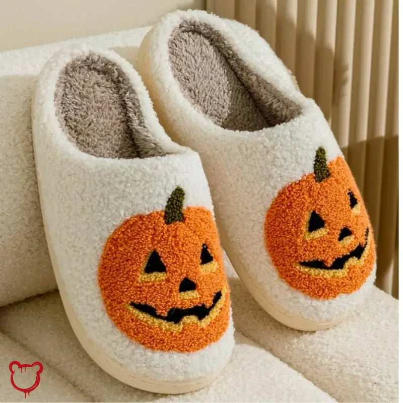 Pumpkin Halloween Slippers