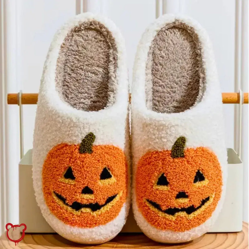 Pumpkin Halloween Slippers