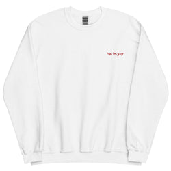 Yep, I'm Gay – Unisex Embroidered Crewneck